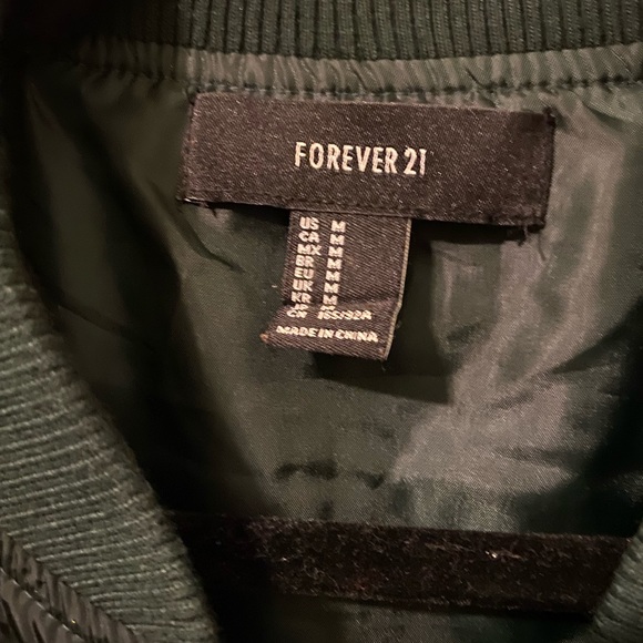 Green Bomber Jacket - Picture 3 of 3